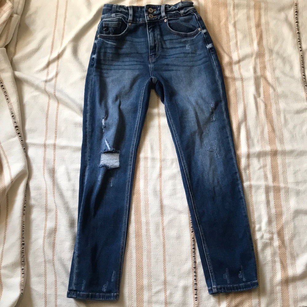 Kancan Alanis High Rise Straight Leg Jeans Size 3/25
